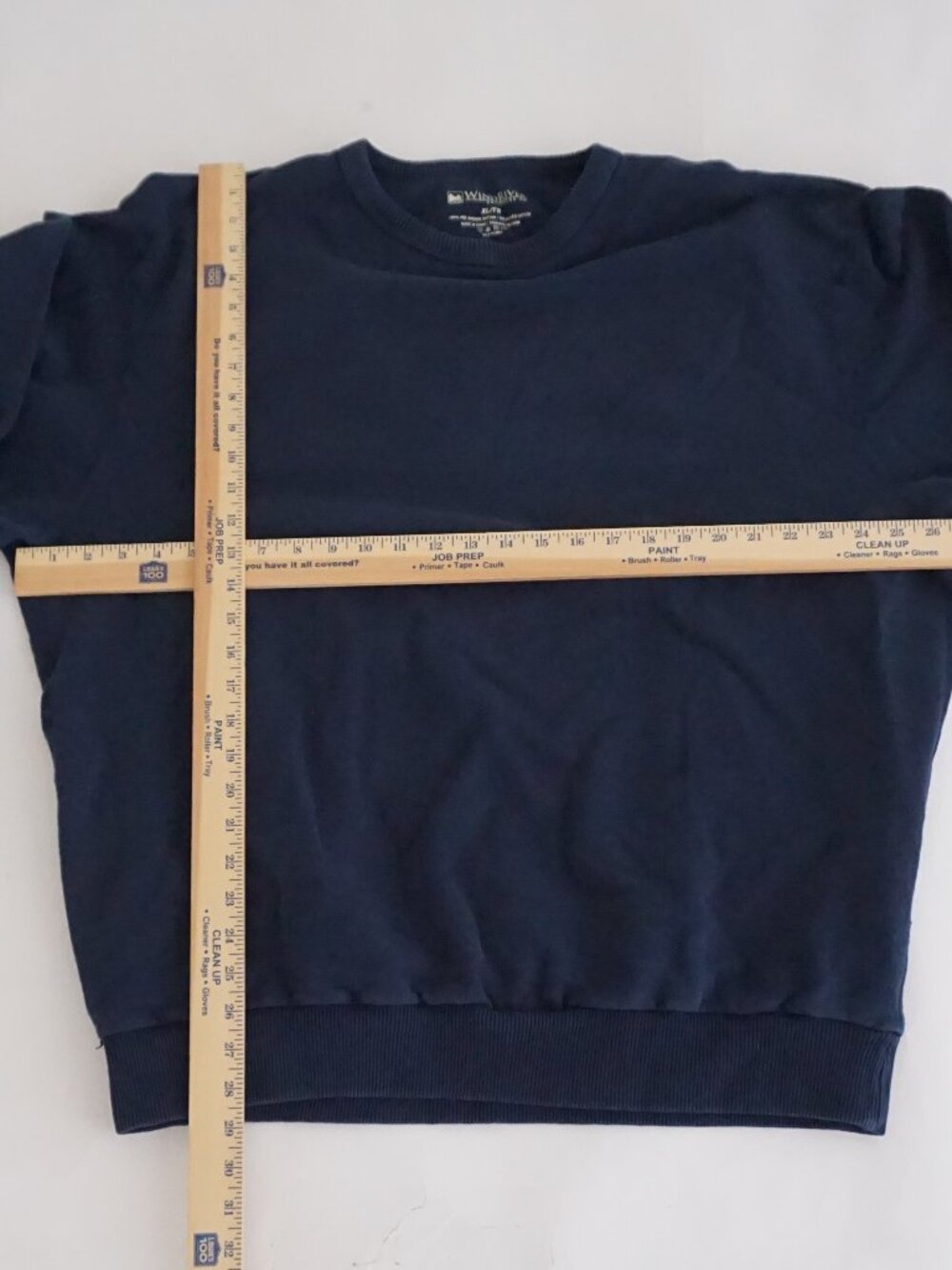 Vintage WindRiver Navy Cotton Classic Sweatshirt Casual Pullover Crewneck XL - Picture 3 of 10